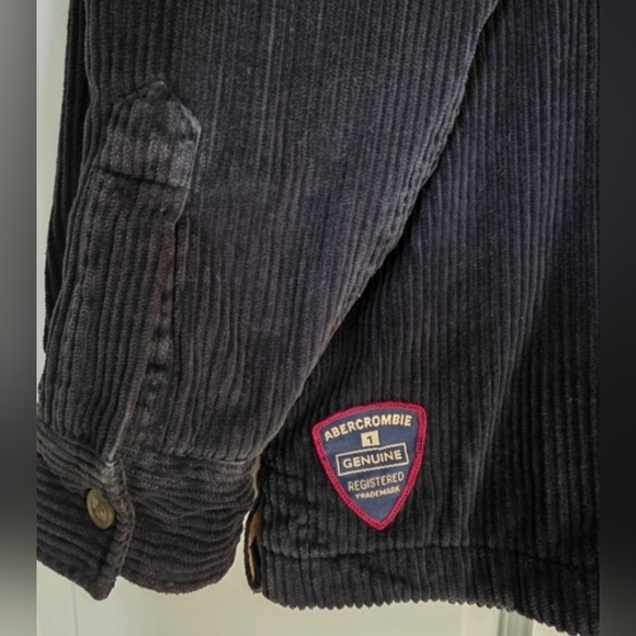 Abercrombie & Fitch Men's Navy Corduroy Jacket - Picture 6 of 7
